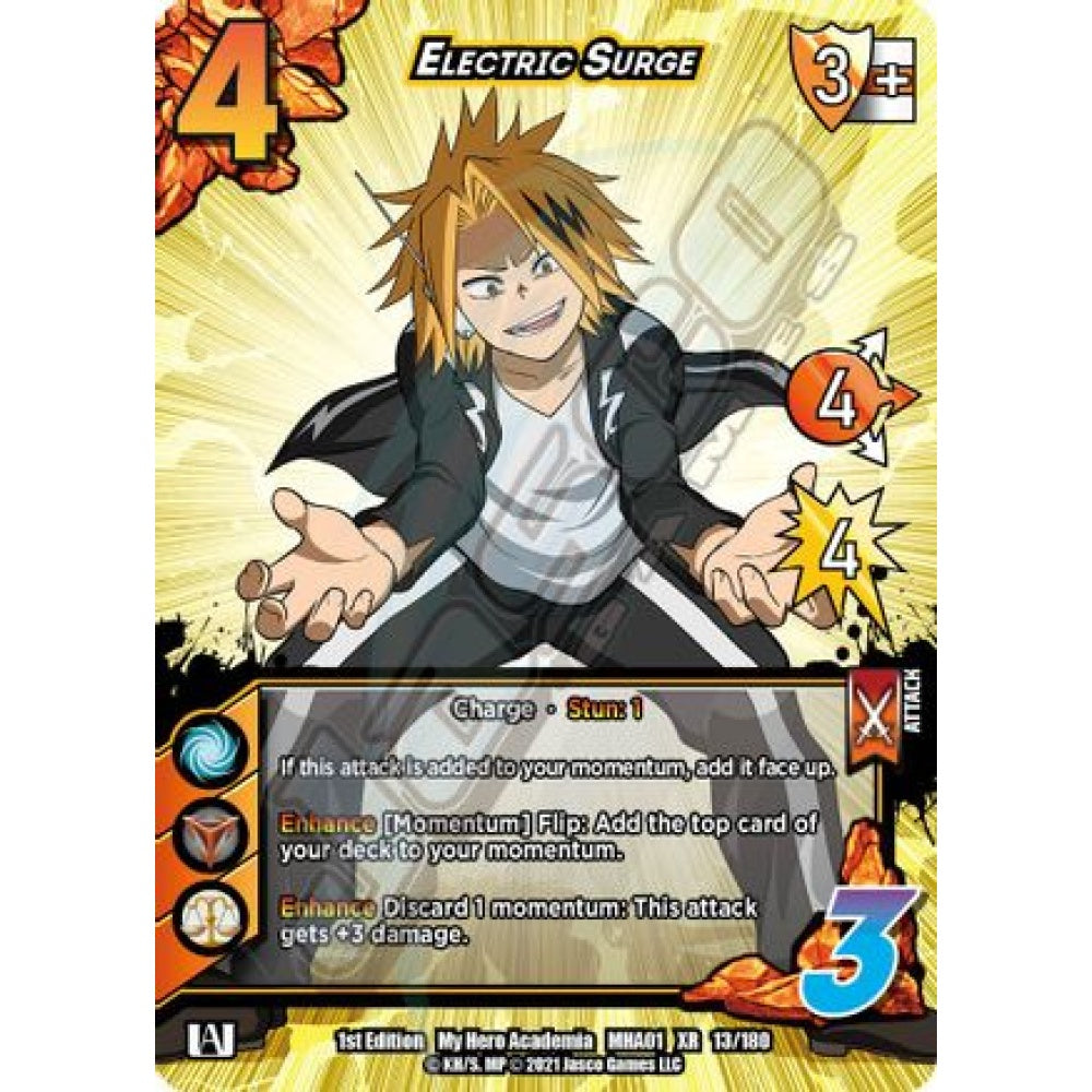 Electric Surge, 13/180, XR, UniVersus, MHA01 My Hero Academia