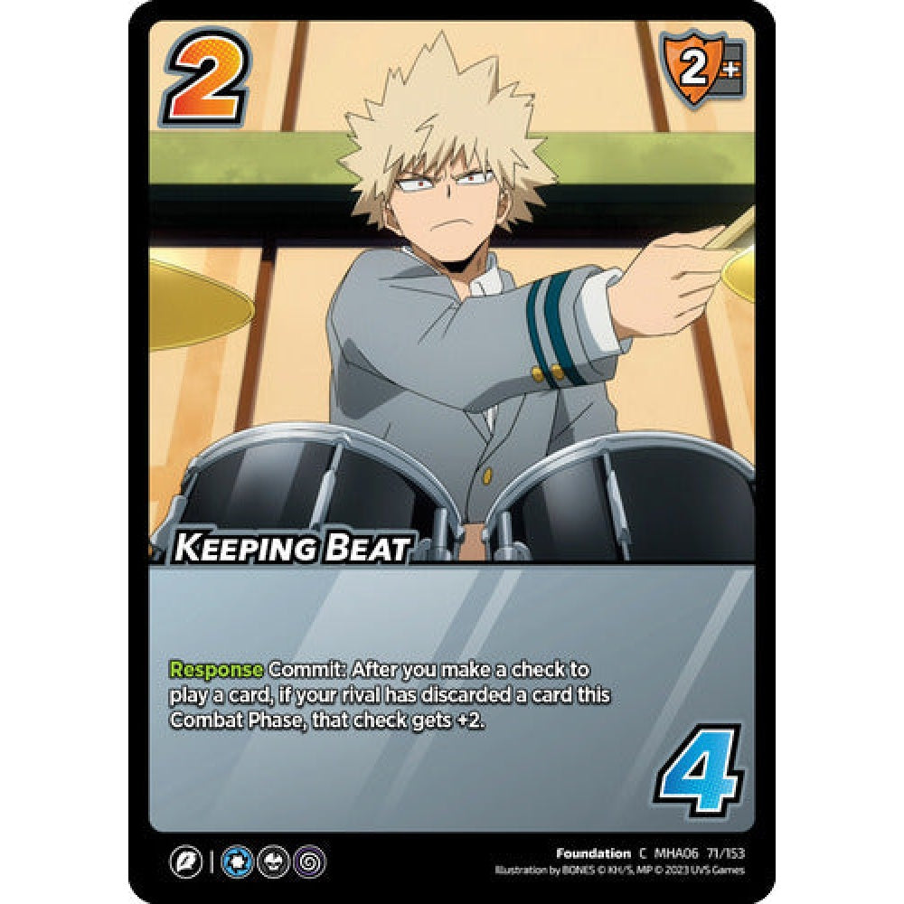 Keeping Beat, 71/153, C, UniVersus, MHA06 Jet Burn