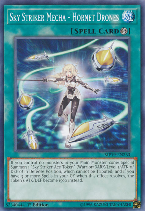 Sky Striker Mecha - Hornet Drones JUSH-EN053 Collector's Rare Collector's Rare Yu-Gi-Oh Justice Hunters in Art