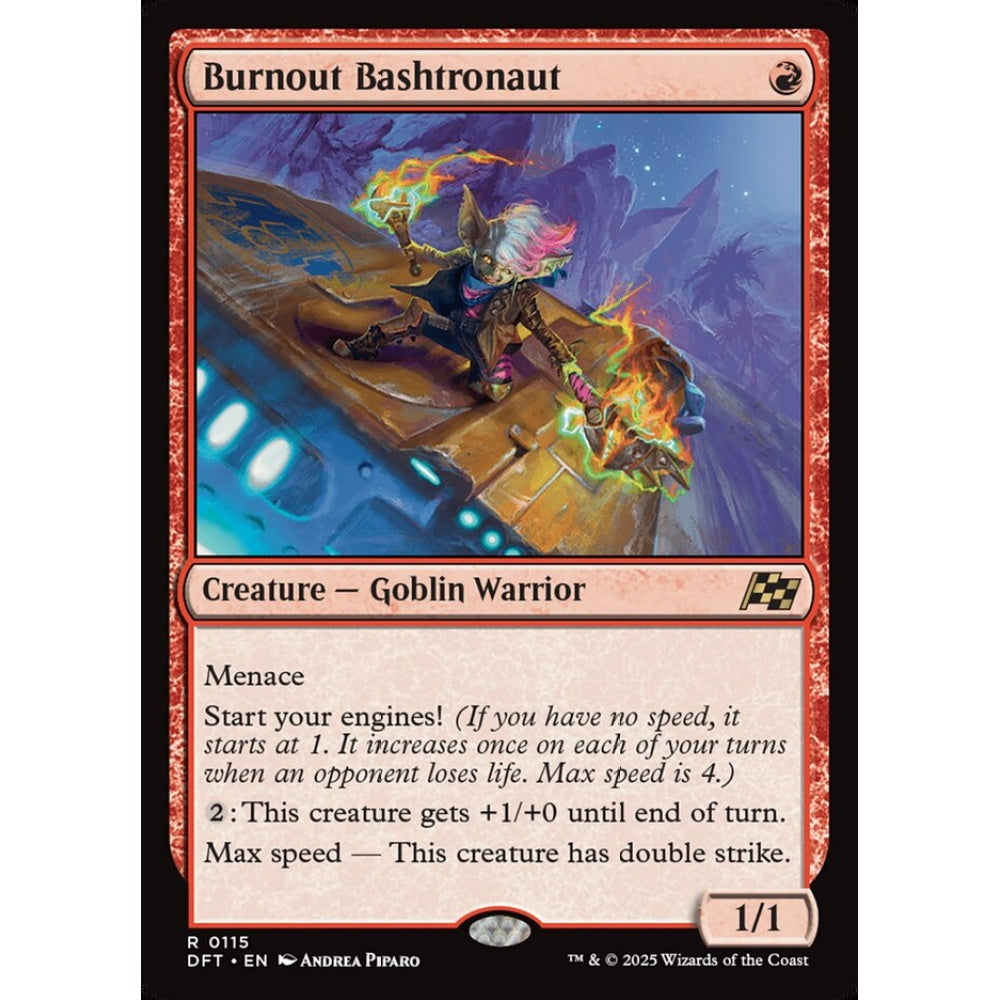 Burnout Bashtronaut, 115, rare, Magic: The Gathering, Aetherdrift