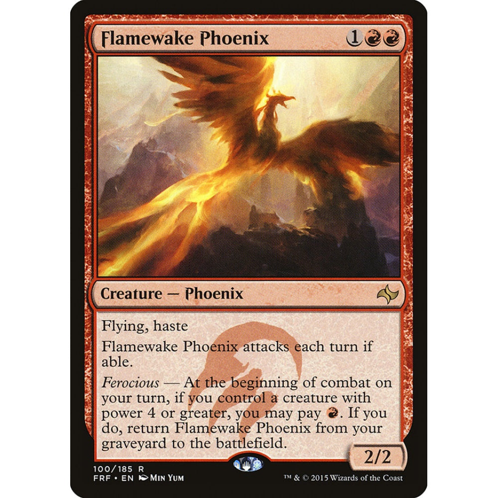 Flamewake Phoenix rare 100 Magic the Gathering Fate Reforged
