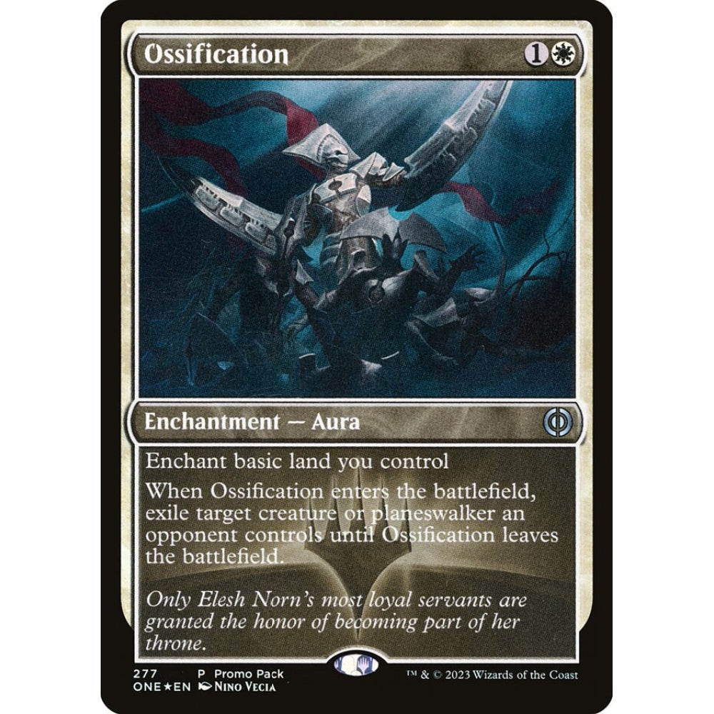 Ossification, uncommon, 277, Magic the Gathering, Phyrexia: All Will Be One