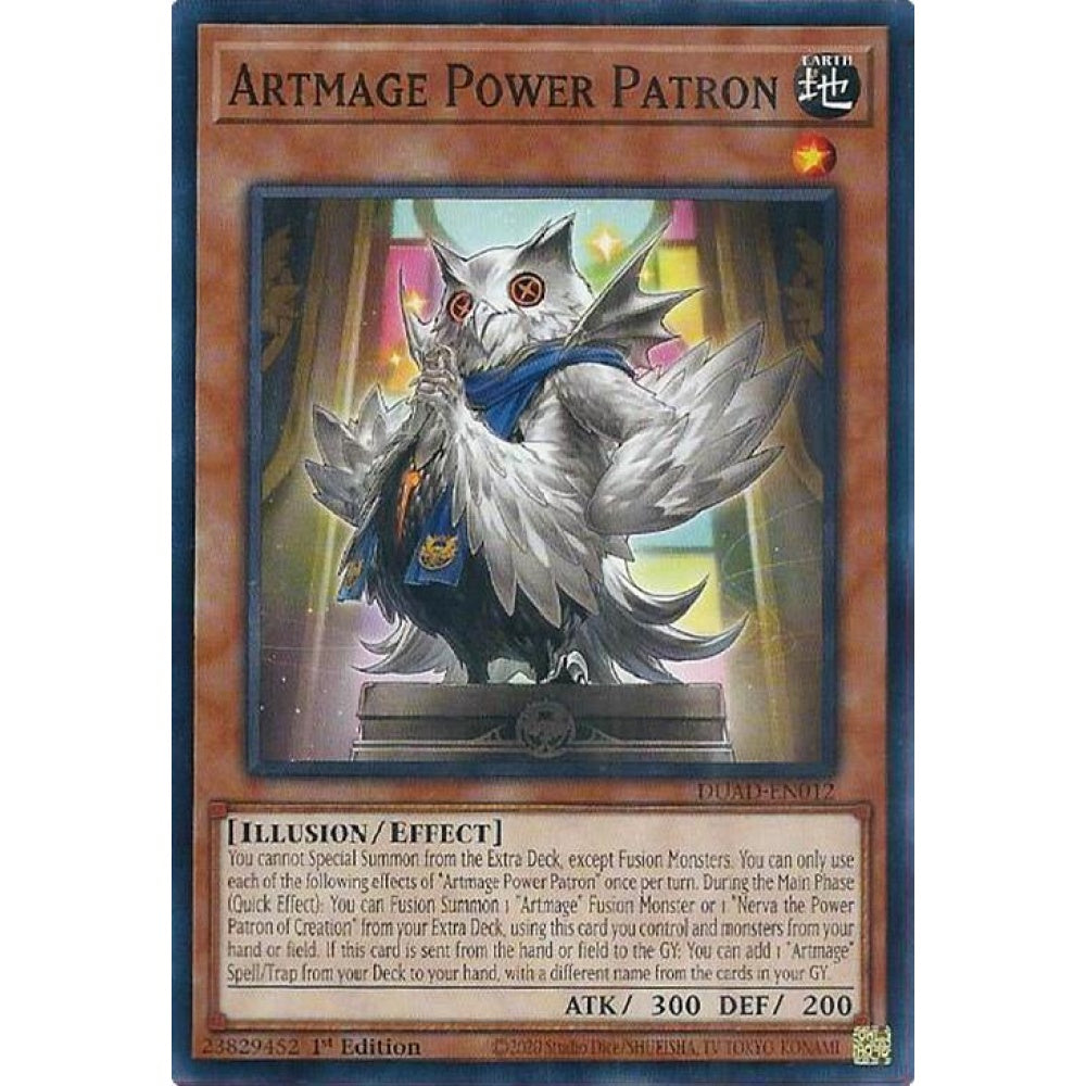Artmage Power Patron DUAD-EN012 Common Yu-Gi-Oh Duelist's Advance