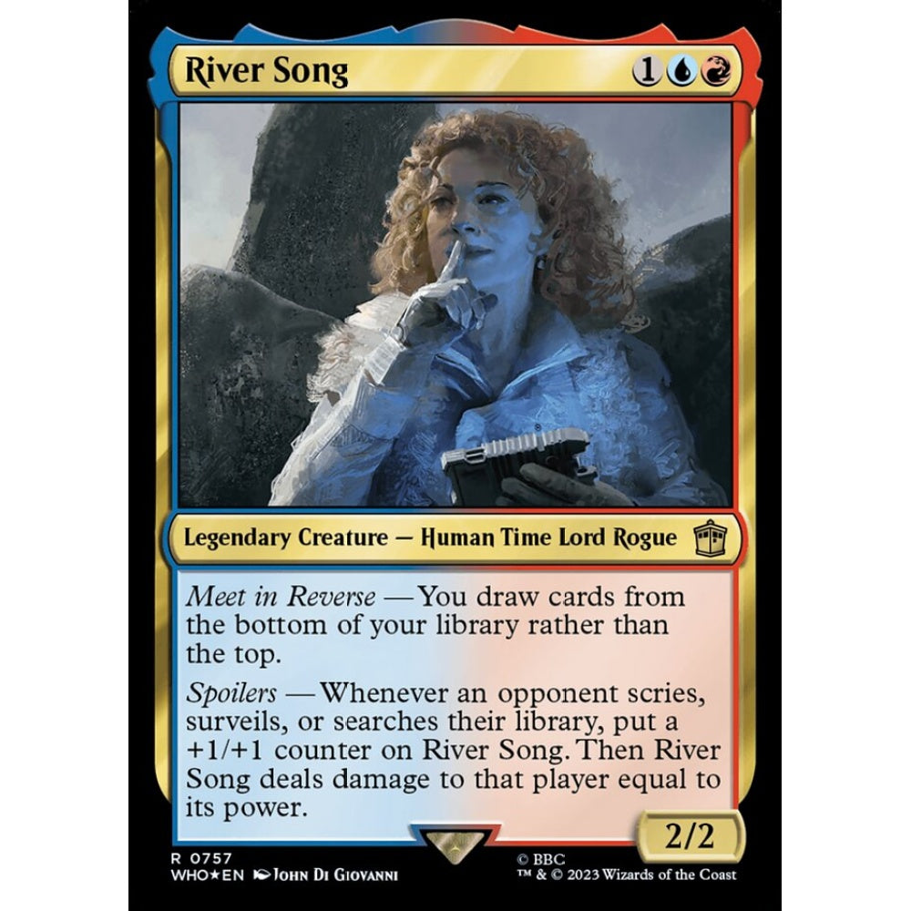 River Song rare 757 Magic the Gathering Doctor Who