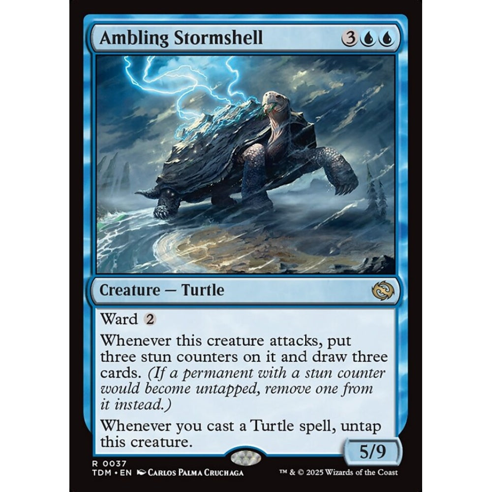 Ambling Stormshell rare 37 Magic the Gathering Tarkir: Dragonstorm