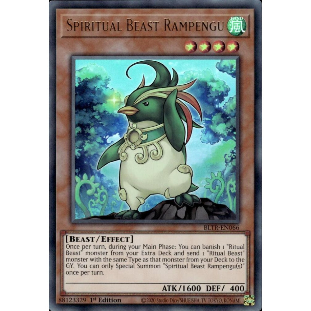 Spiritual Beast Rampengu BLTR-EN066 Ultra Yu-Gi-Oh Battles of Legend: Terminal Revenge