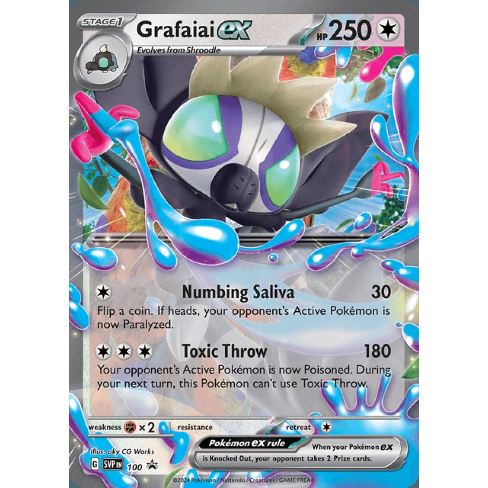 Grafaiai ex Black Star Promo 100 Pokemon Card Game Scarlet & Violet Promos