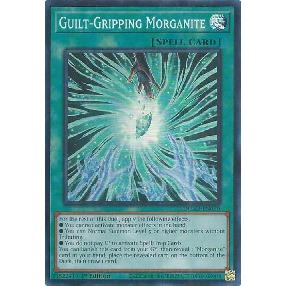 Guilt-Gripping Morganite DUAD-EN070 Super Yu-Gi-Oh Duelist's Advance