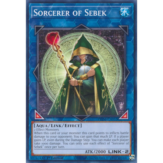 Sorcerer of Sebek PHNI-EN053 Common Common Yu-Gi-Oh Phantom Nightmare in Art