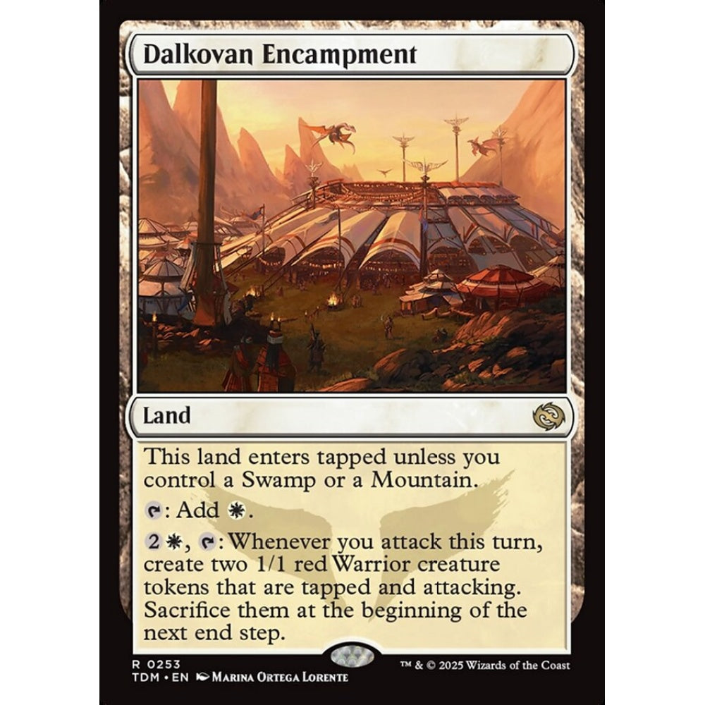 Dalkovan Encampment rare 253 Magic the Gathering Tarkir: Dragonstorm