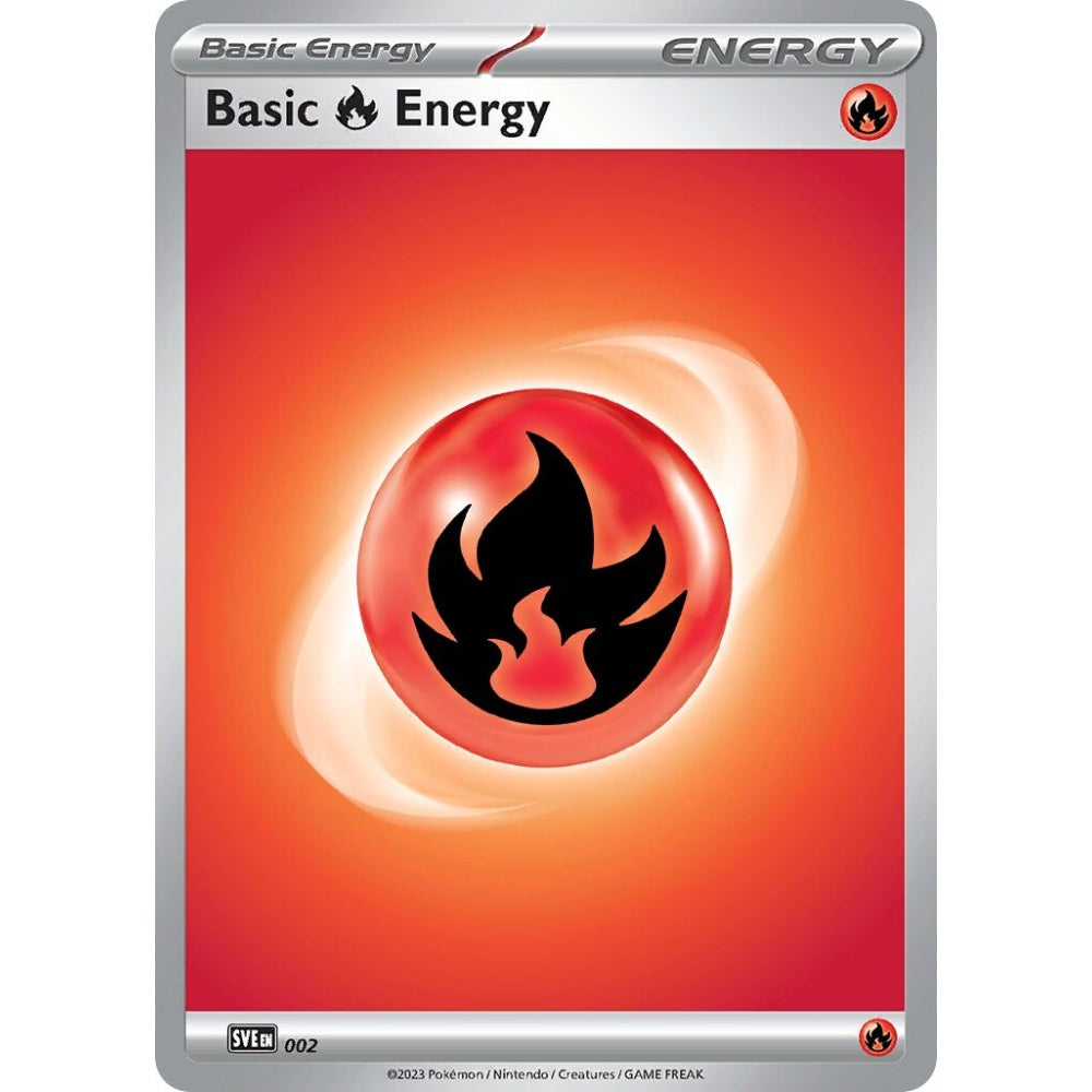 Basic Fire Energy Fixed 2 Pokemon Card Game Scarlet & Violet Energy