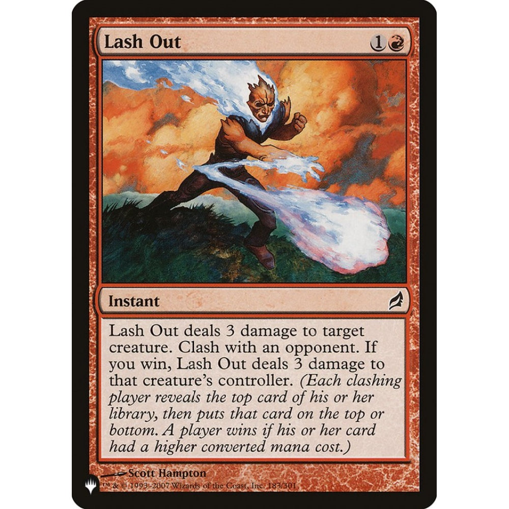 Lash Out common LRW-183 Magic the Gathering The List