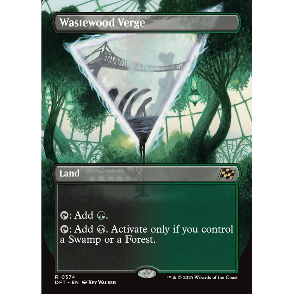 Wastewood Verge, 374, rare, Magic: The Gathering, Aetherdrift