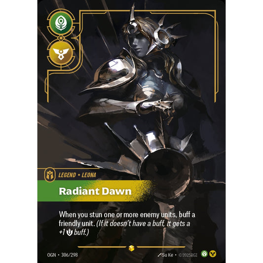 Radiant Dawn OGN-306/298 Riftbound Card Game Origins Showcase