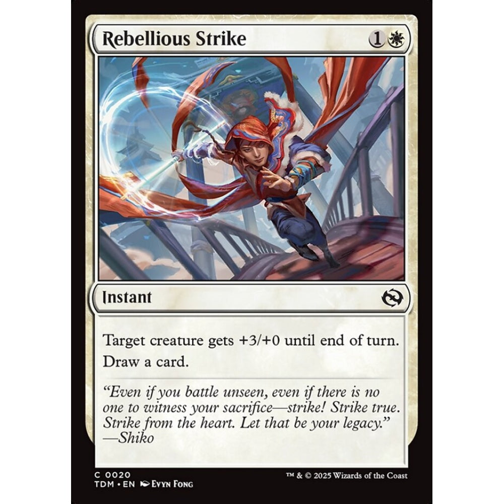 Rebellious Strike common 20 Magic the Gathering Tarkir: Dragonstorm