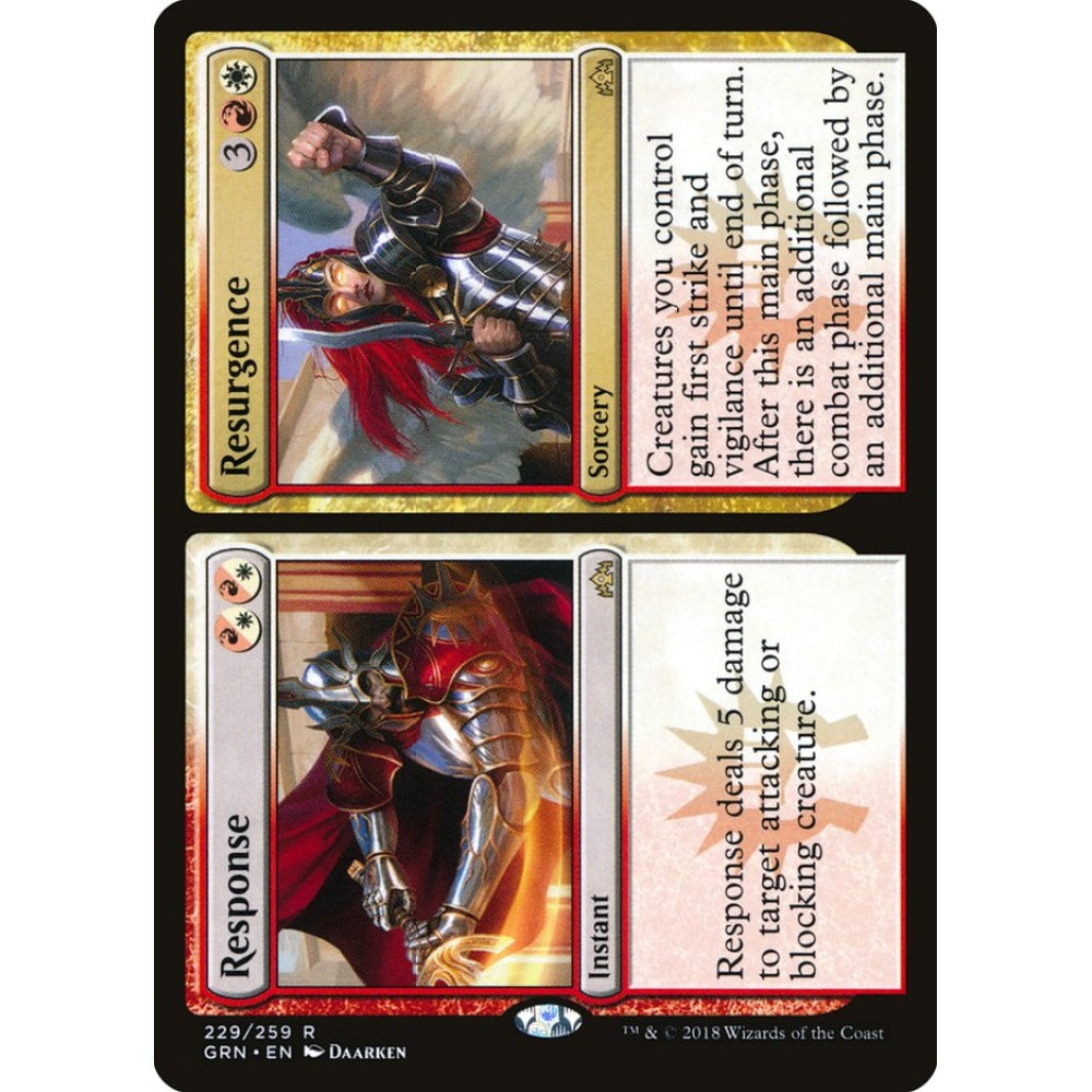 Response // Resurgence rare 229 Magic the Gathering Guilds of Ravnica