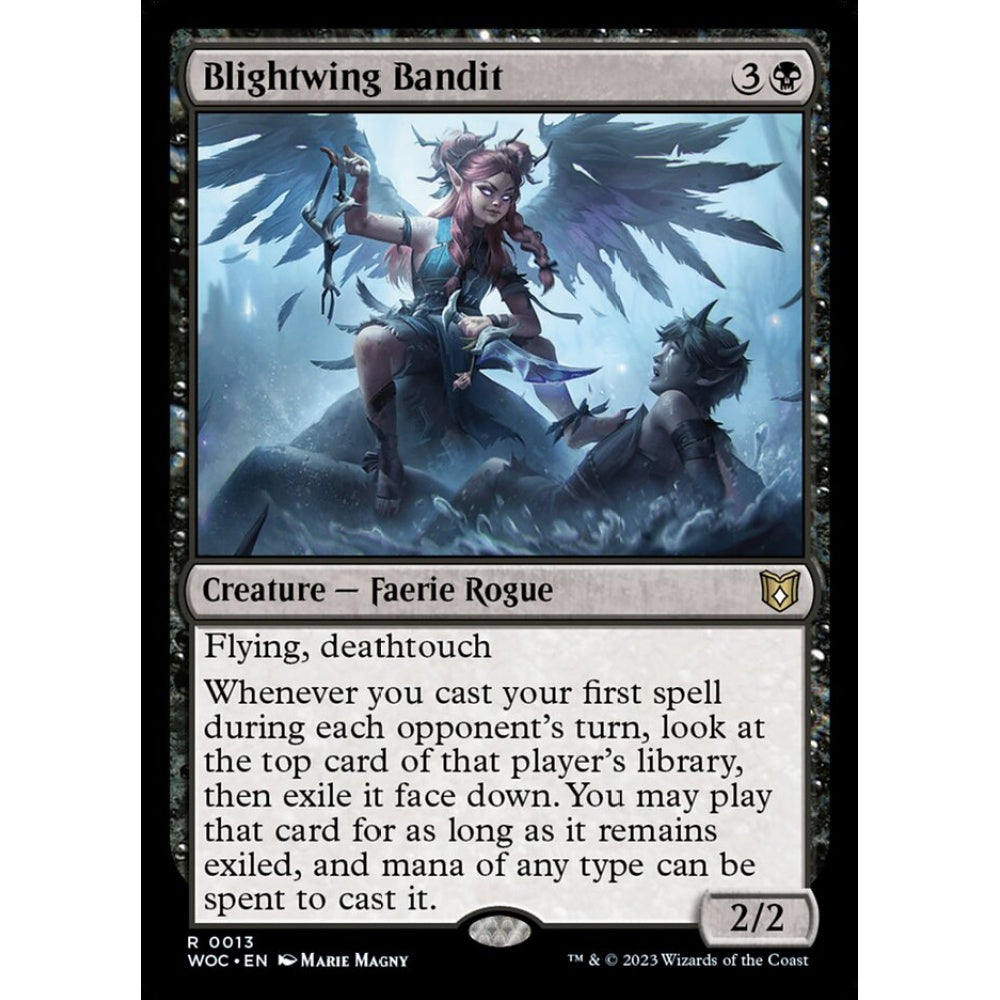 Blightwing Bandit, rare, 13, Magic the Gathering, Wilds of Eldraine Commander