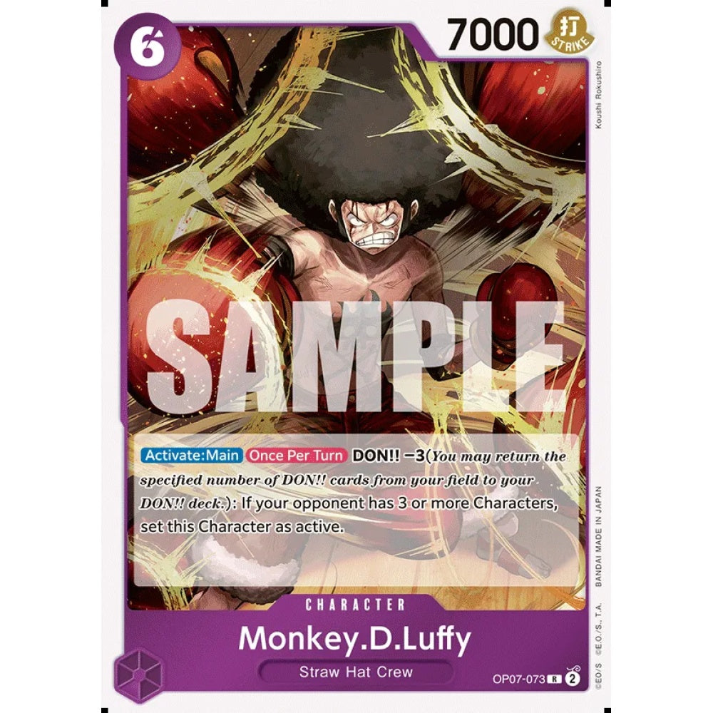 Monkey.D.Luffy, OP07-073, Rare, One Piece, 500 Years in the Future