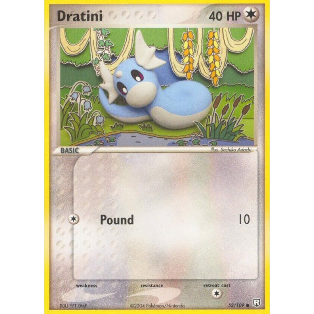 Dratini Common 52/109 Pokemon Card Game EX Team Rocket Returns