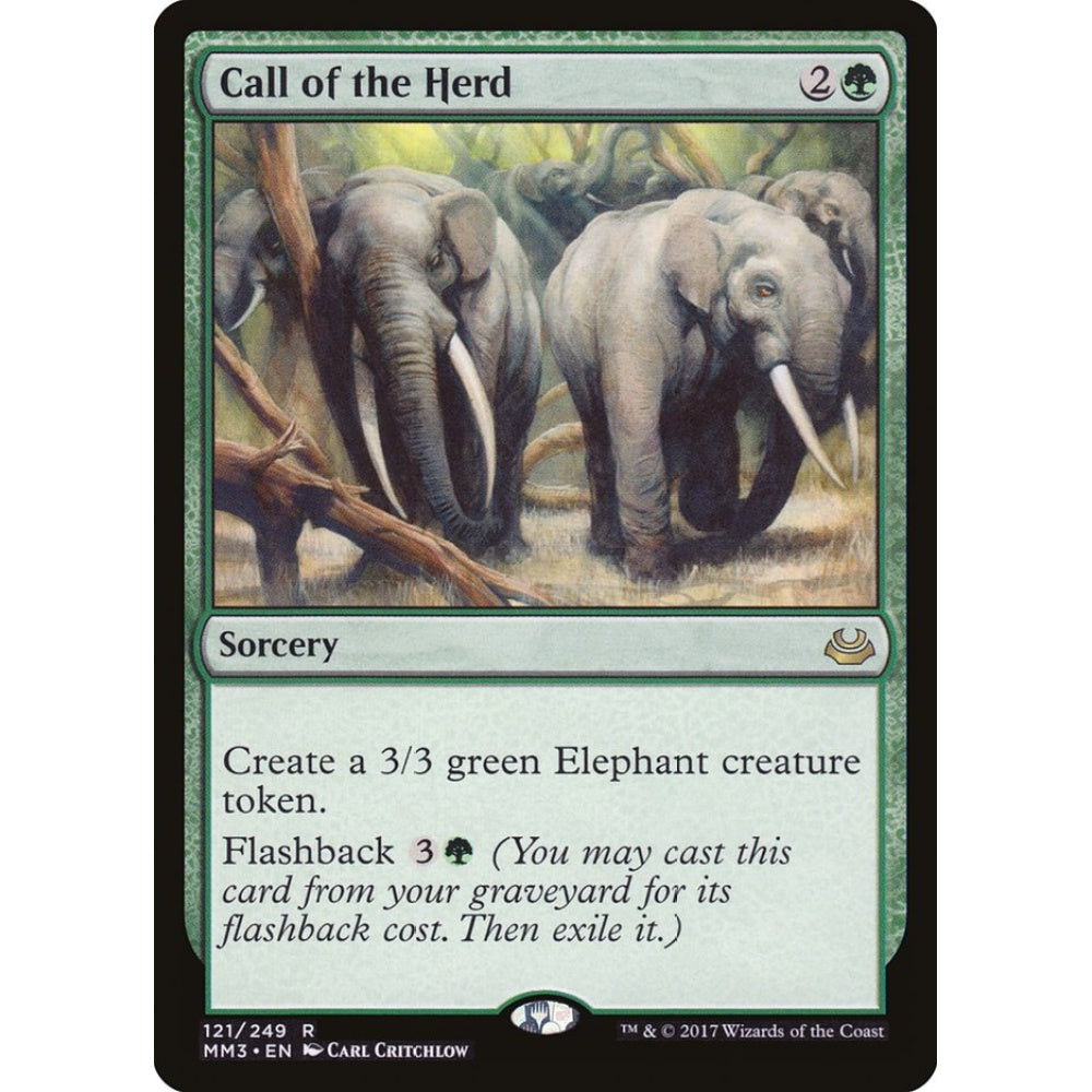 Call of the Herd rare 121 Magic the Gathering Modern Masters 2017