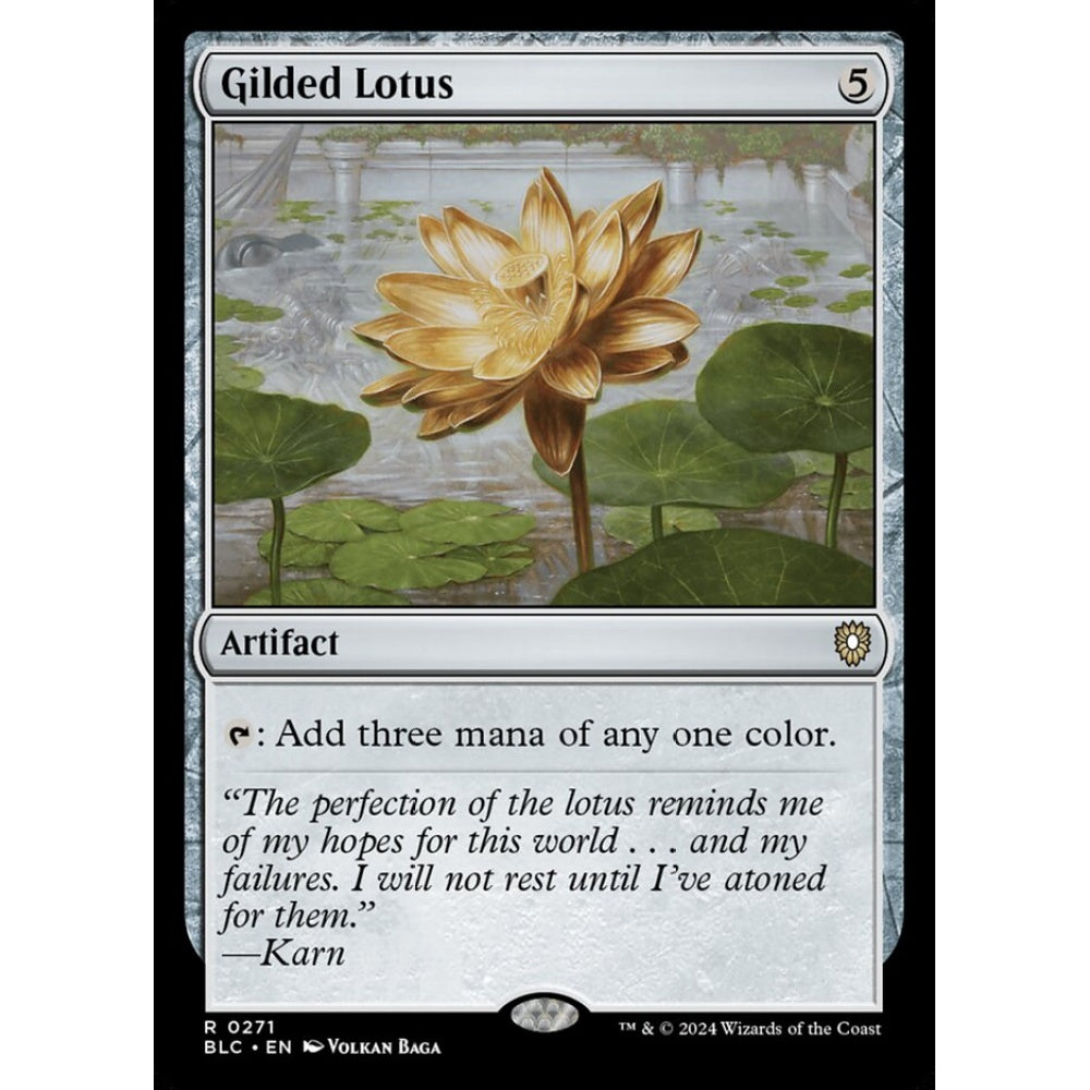 Gilded Lotus, 271, rare, Magic: The Gathering, Bloomburrow