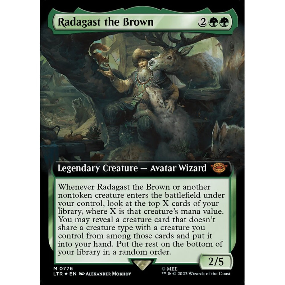 Radagast the Brown, mythic, 776, Magic the Gathering, The Lord of the Rings: Tales of Middle-earth