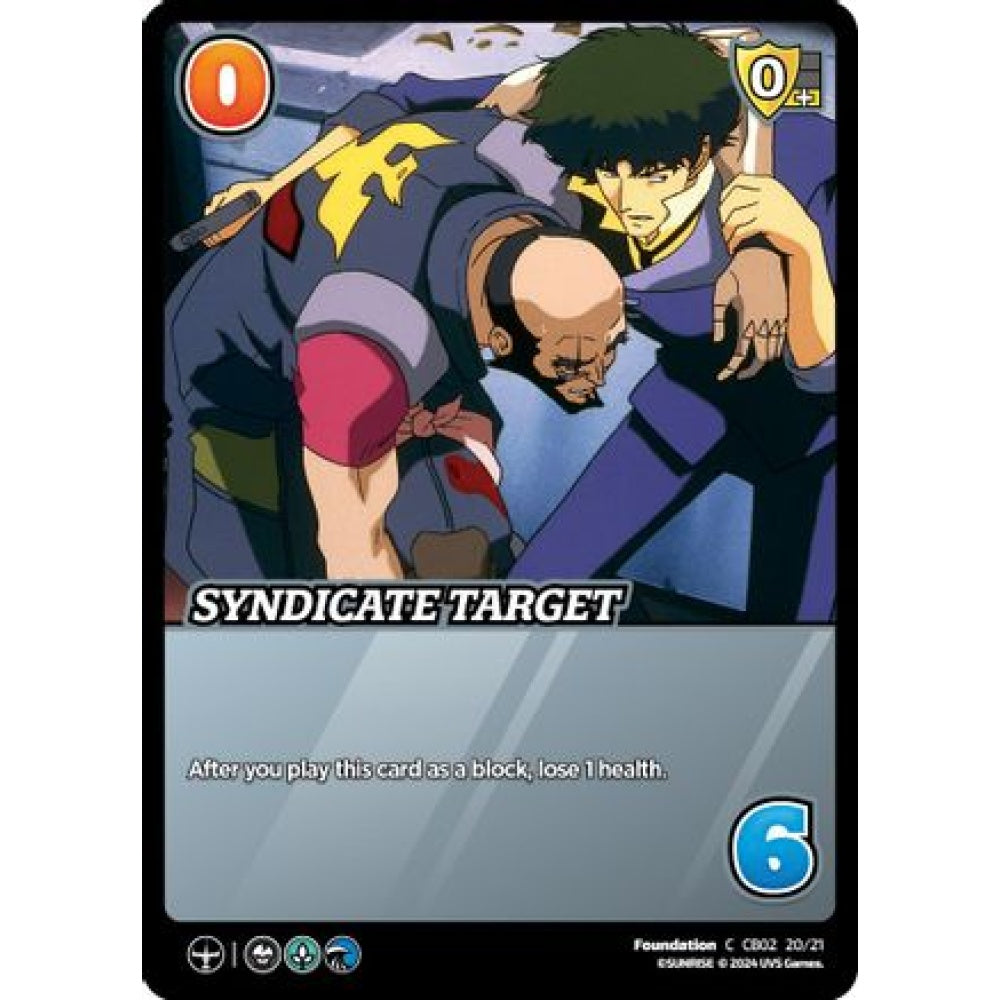 Syndicate Target, 20/21, C, UniVersus, Cowboy Bebop & Trigun Stampede