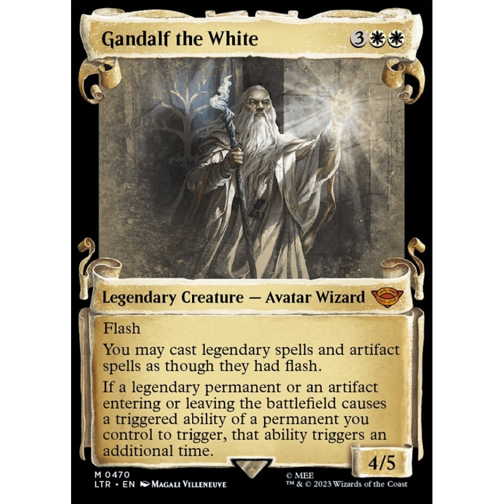 Gandalf the White, mythic, 470, Magic the Gathering, The Lord of the Rings: Tales of Middle-earth