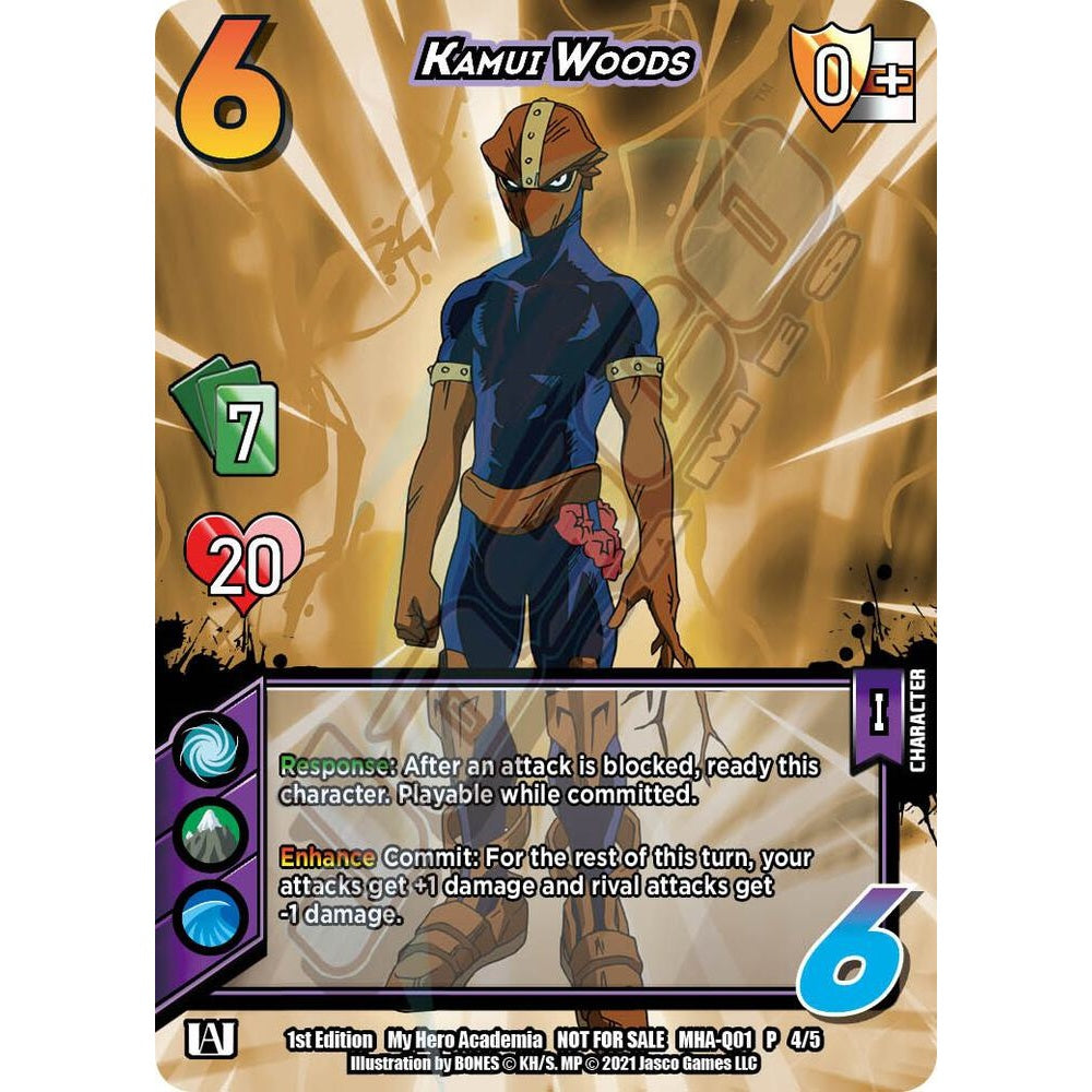 Kamui Woods, 4/5, MHA-Q01, Universus, MHA Promos, nan