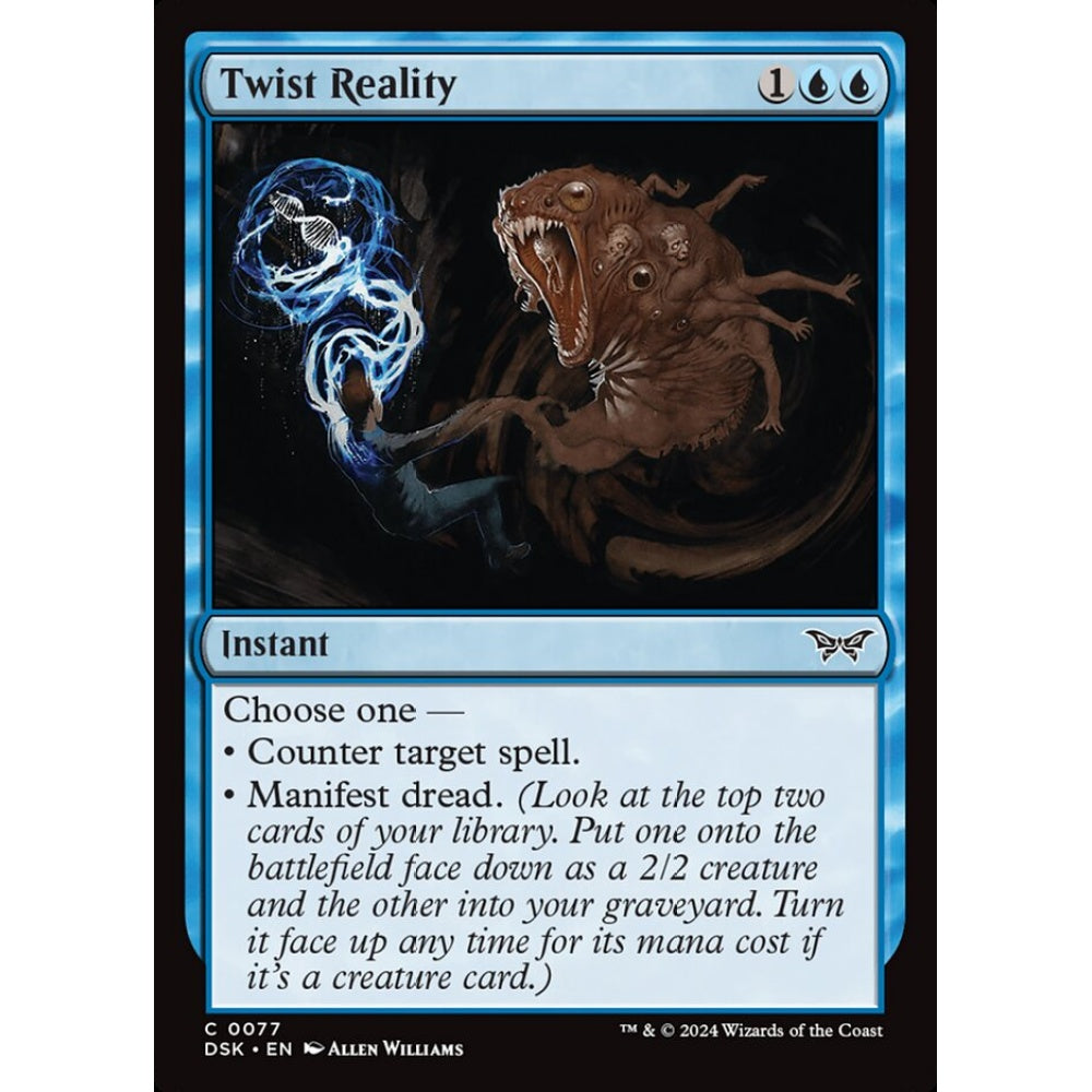 Twist Reality, 77, common, Magic: The Gathering, Duskmourn: House of Horror