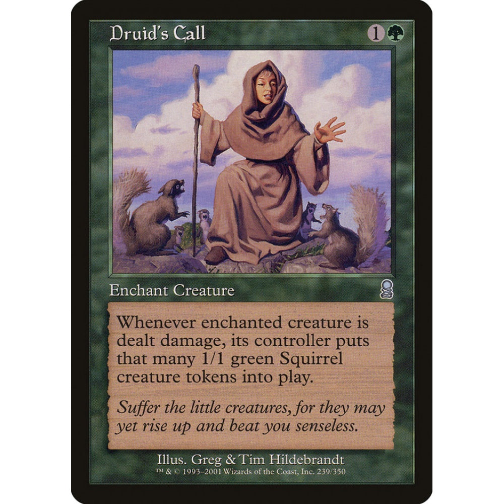 Druid's Call uncommon 239 Magic the Gathering Odyssey