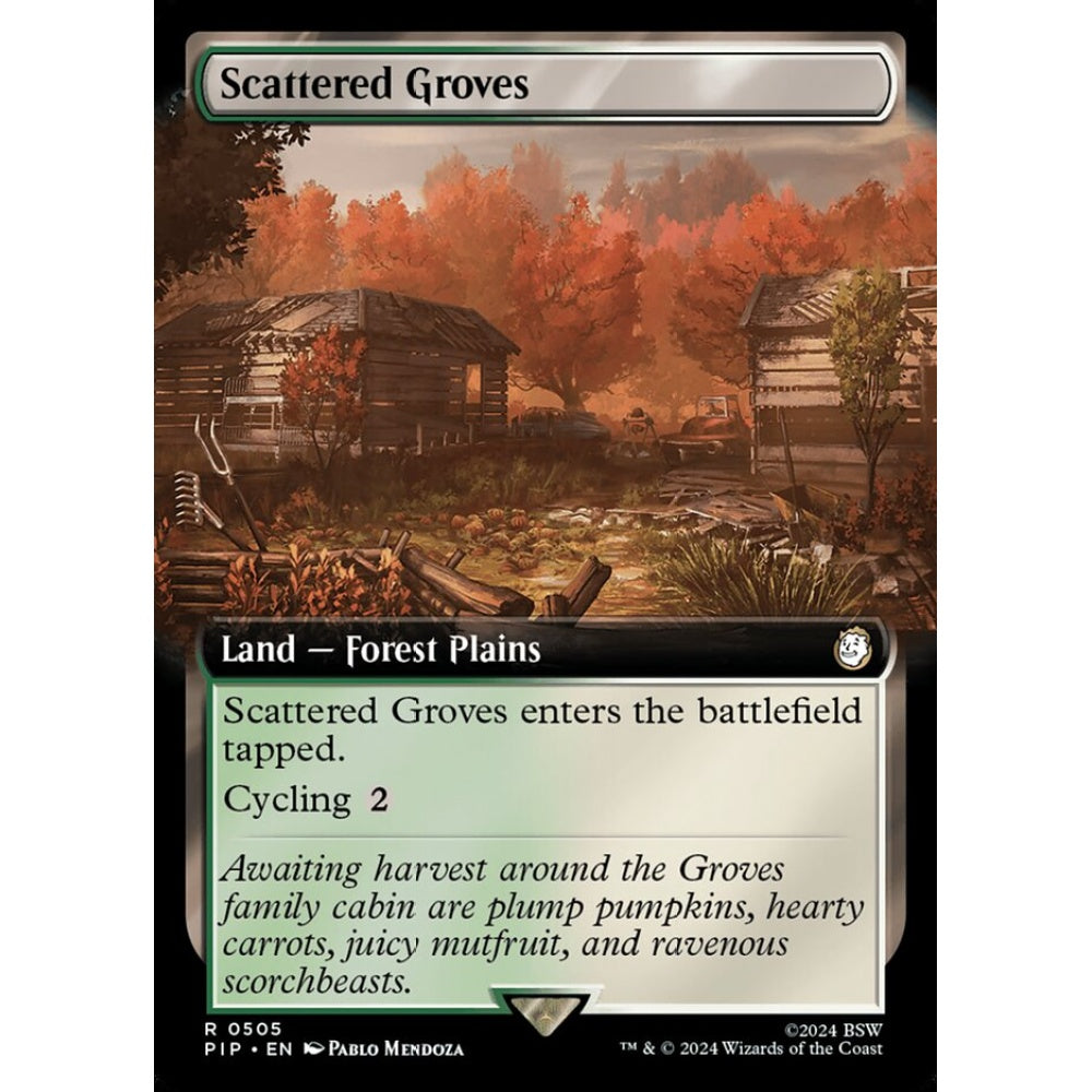 Scattered Groves rare 505 Magic the Gathering Fallout