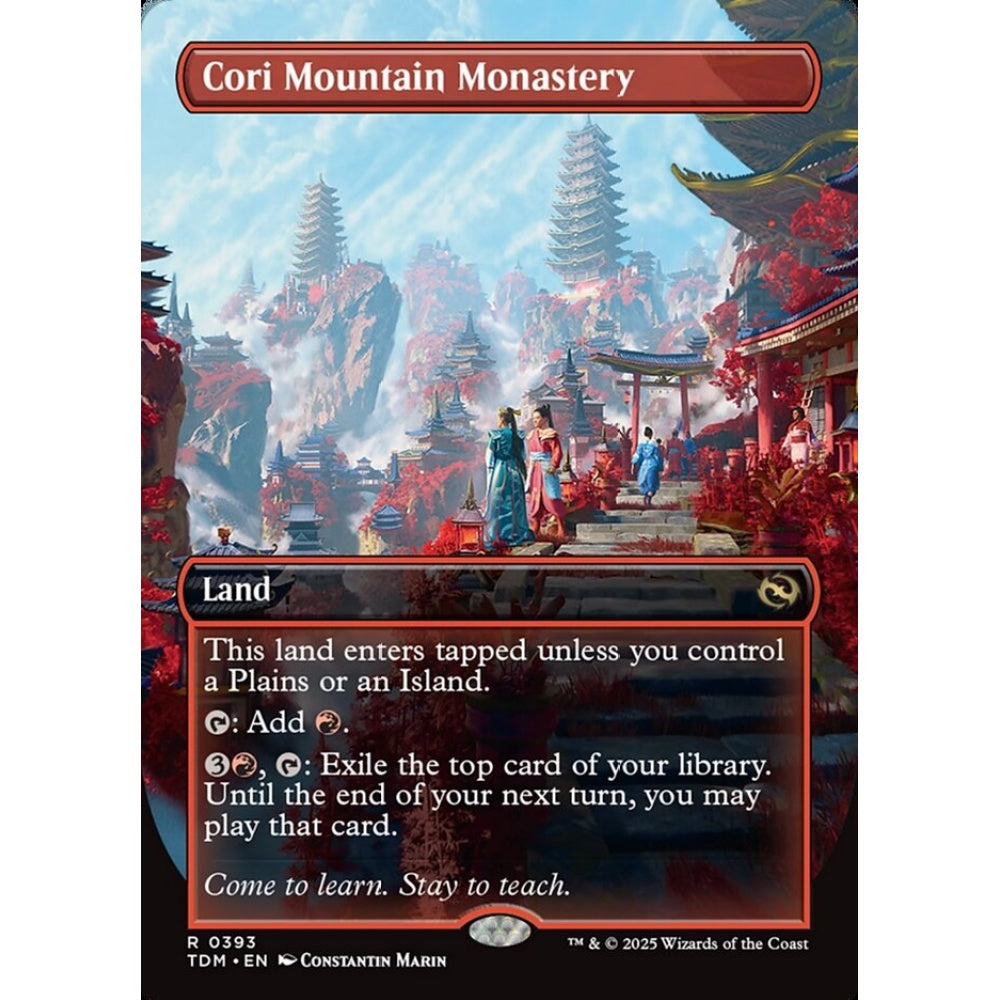 Cori Mountain Monastery rare 393 Magic the Gathering Tarkir: Dragonstorm