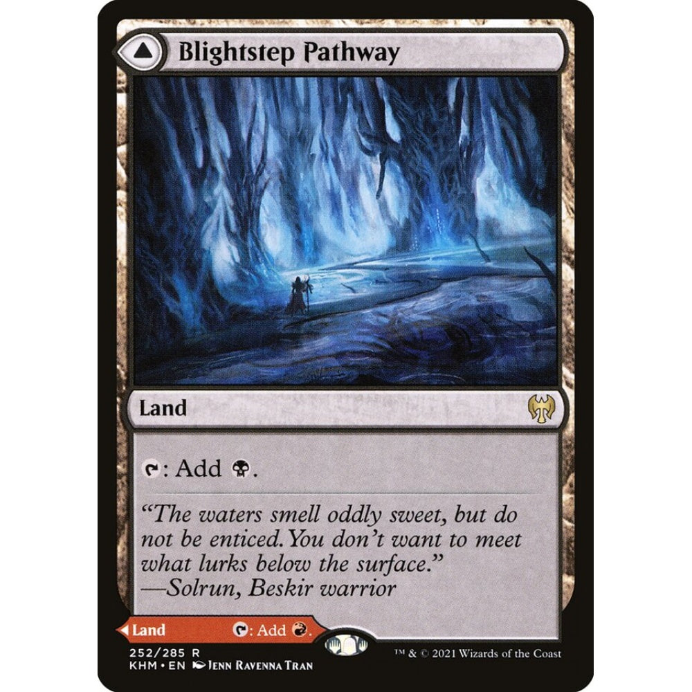 Blightstep Pathway // Searstep Pathway rare 252 Magic the Gathering Kaldheim