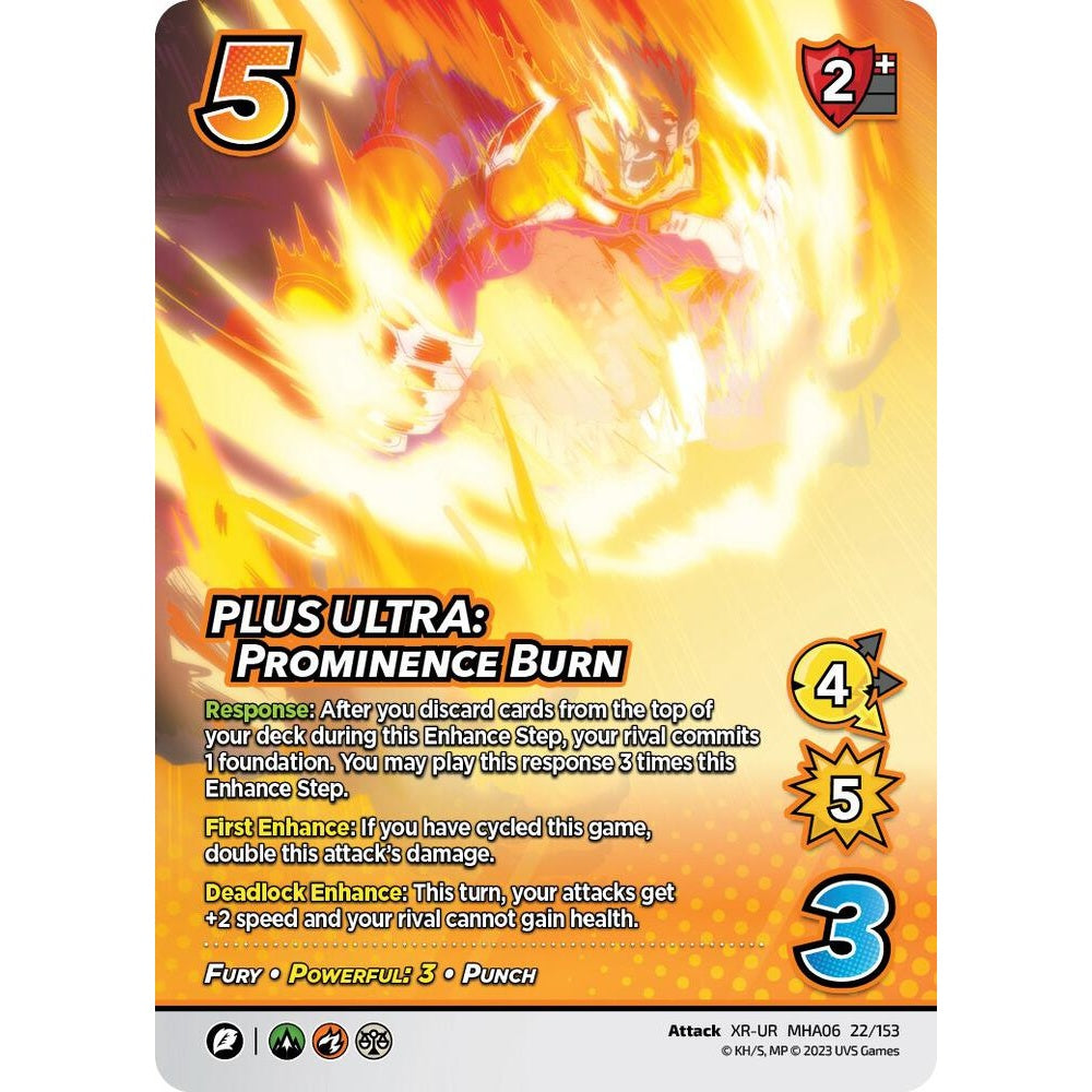 PLUS ULTRA: Prominence Burn, 22/153, MHA06, Universus, MHA06 Jet Burn, nan