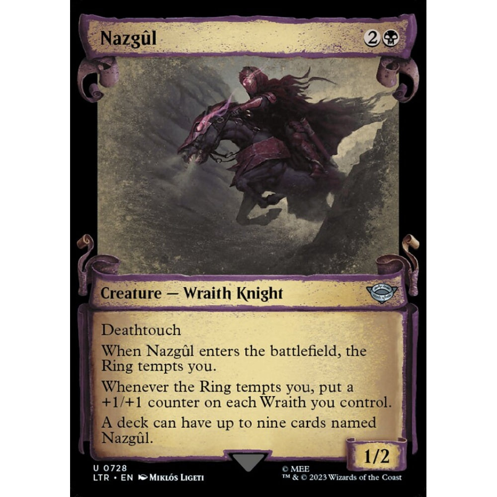 Nazgûl, uncommon, 728, Magic the Gathering, The Lord of the Rings: Tales of Middle-earth