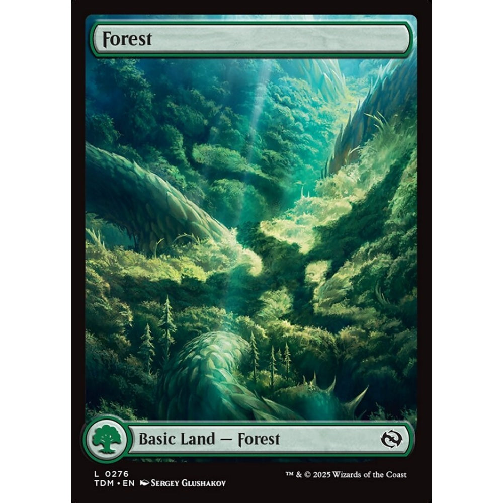 Forest common 276 Magic the Gathering Tarkir: Dragonstorm