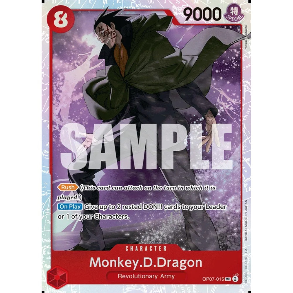 Monkey.D.Dragon, OP07-015, Super Rare, One Piece, 500 Years in the Future