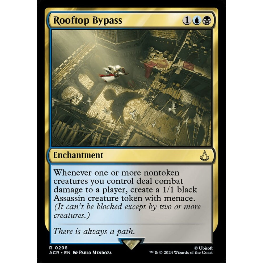 Rooftop Bypass rare 298 Magic the Gathering Assassin's Creed