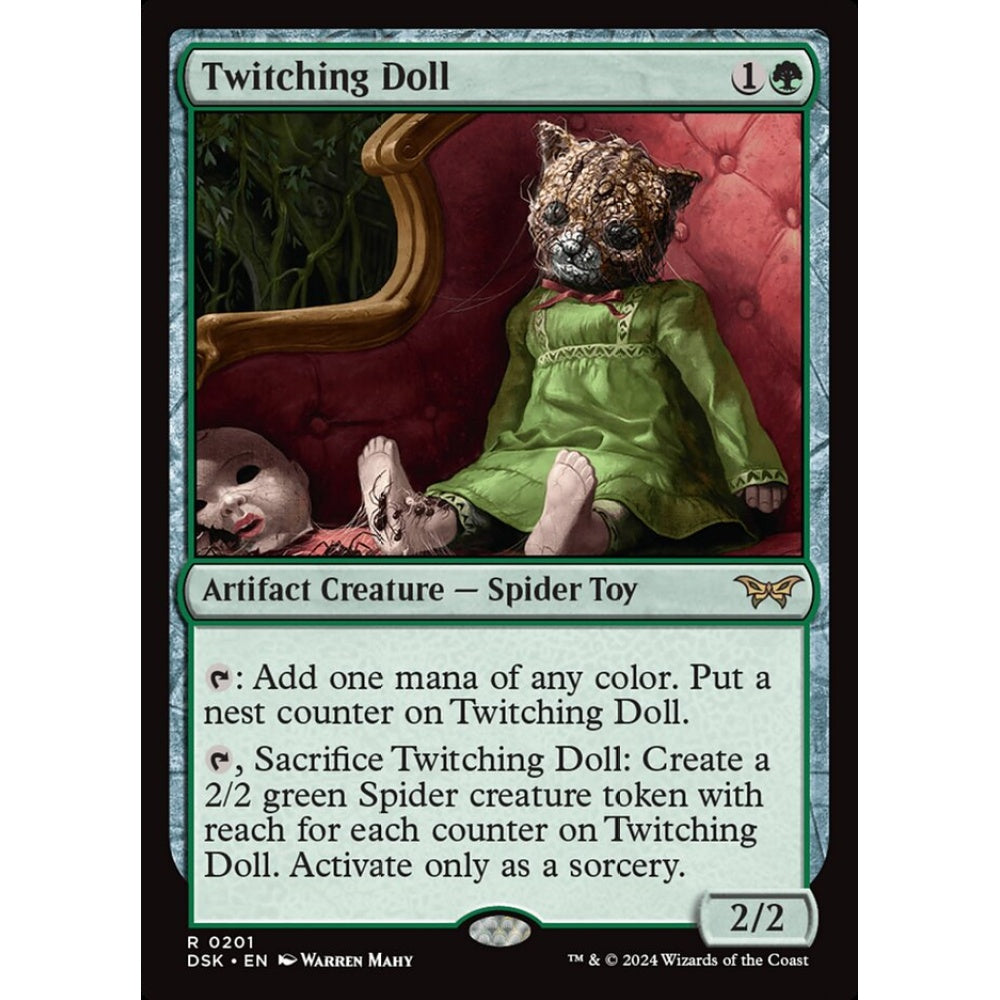 Twitching Doll, 201, rare, Magic: The Gathering, Duskmourn: House of Horror