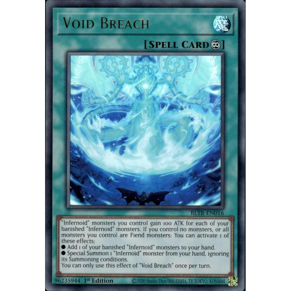 Void Breach BLTR-EN016 Ultra Yu-Gi-Oh Battles of Legend: Terminal Revenge