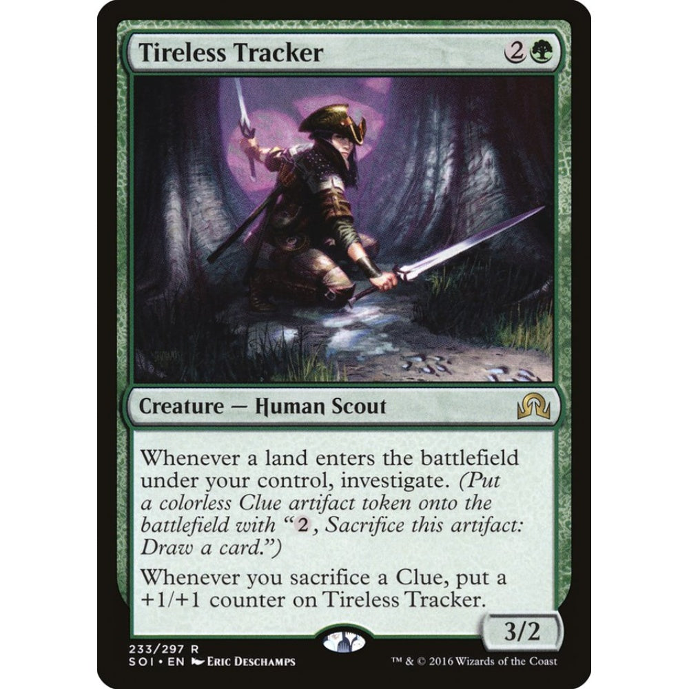 Tireless Tracker rare 233 Magic the Gathering Shadows over Innistrad