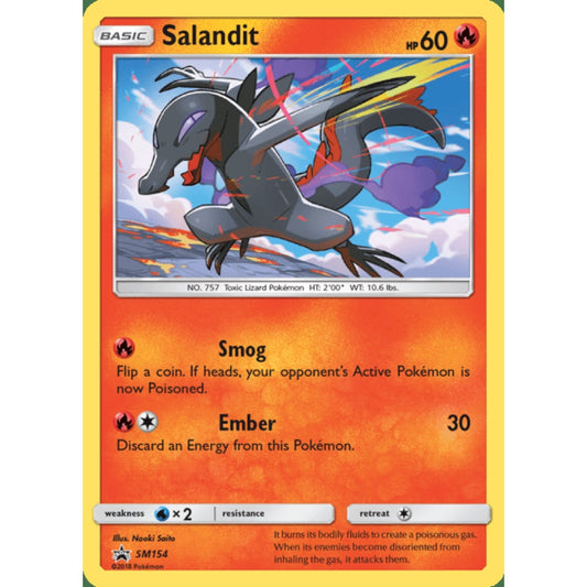 Salandit Black Star Promo SM154 Pokemon Card Game Sun & Moon Promos