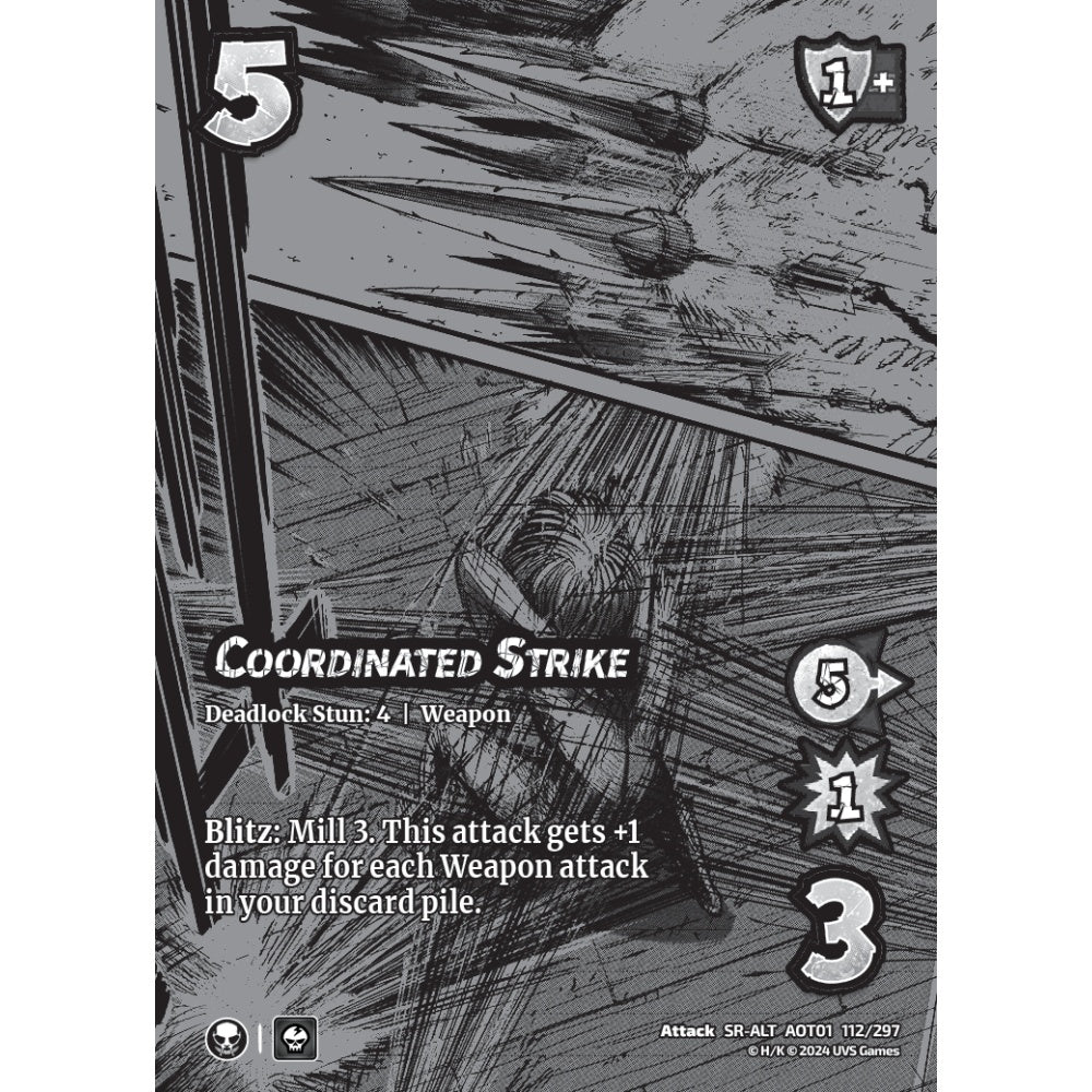 Coordinated Strike, 112/297, SR-ALT, UniVersus, Attack on Titan: Battle for Humanity