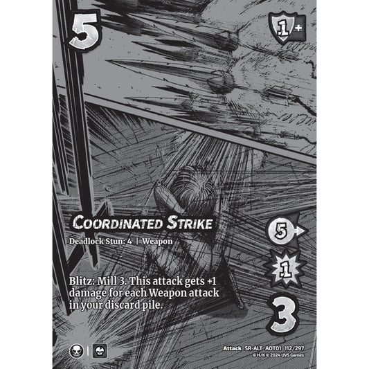 Coordinated Strike, 112/297, SR-ALT, UniVersus, Attack on Titan: Battle for Humanity