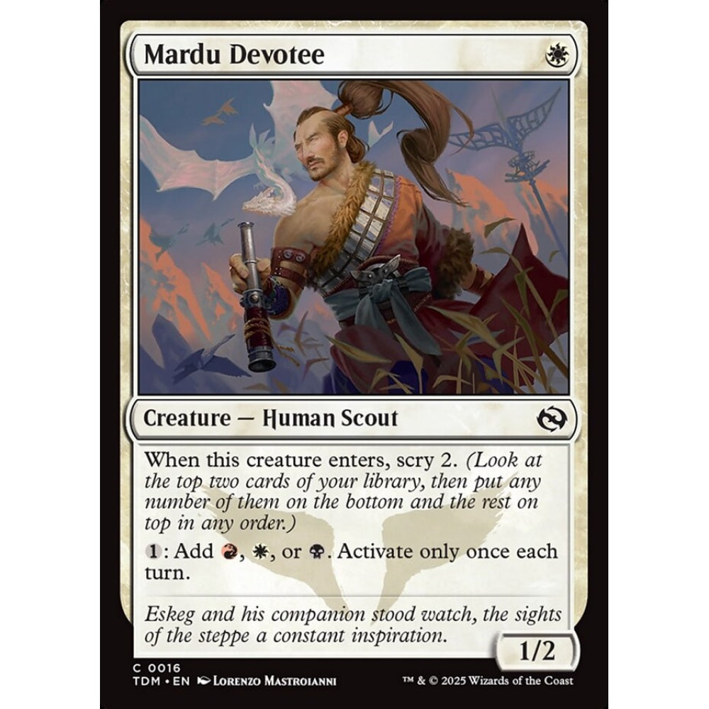 Mardu Devotee common 16 Magic the Gathering Tarkir: Dragonstorm