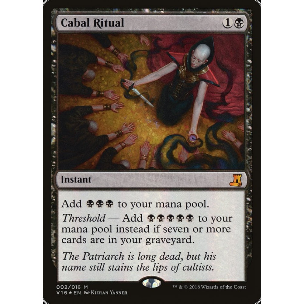 Cabal Ritual mythic 2 Magic the Gathering From the Vault: Lore