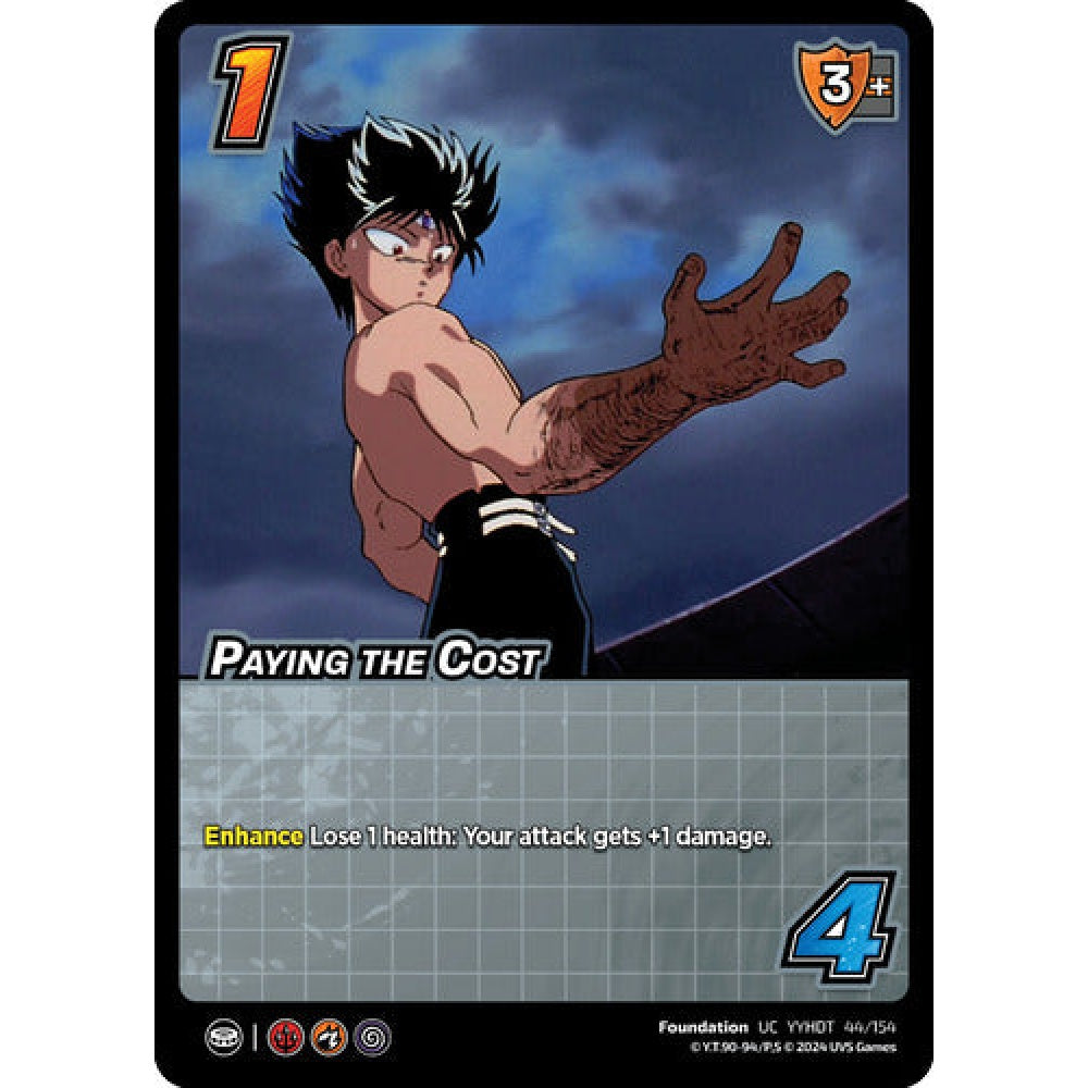 Paying the Cost, 44/154, UC, UniVersus, Yu Yu Hakusho: Dark Tournament