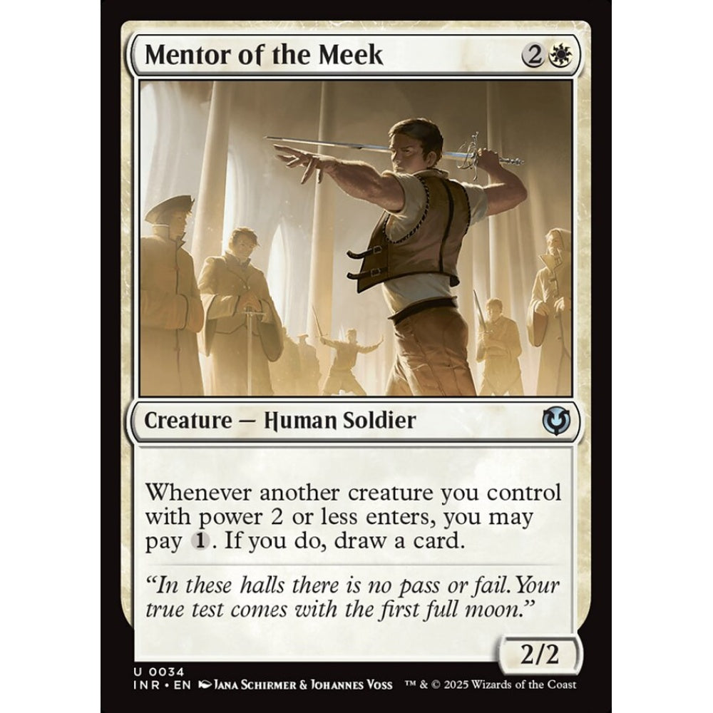 Mentor of the Meek, 34, uncommon, Magic: The Gathering, Innistrad Remastered