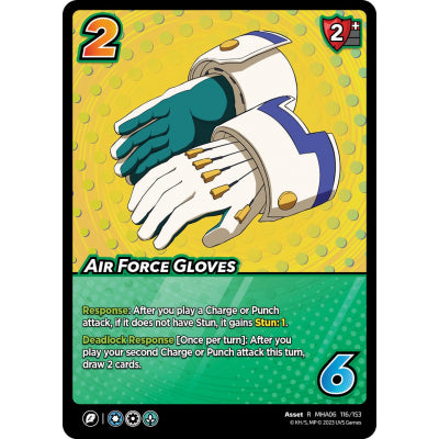 Air Force Gloves, 116/153, R, UniVersus, MHA06 Jet Burn